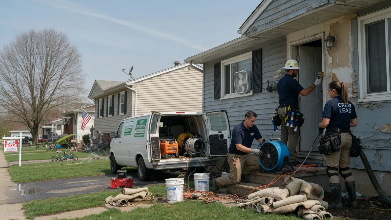 Flood Cleanup in Clinton, NJ near me